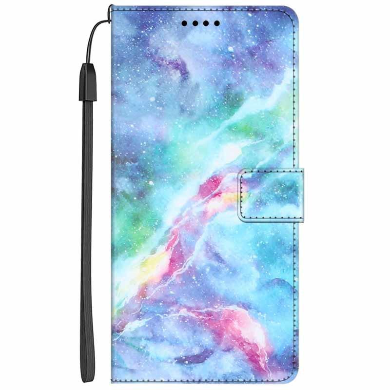 Colorful Marble Flip Leather Case for iPhone 11/12/13 Series