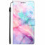 Colorful Marble Flip Leather Case for iPhone 11/12/13 Series