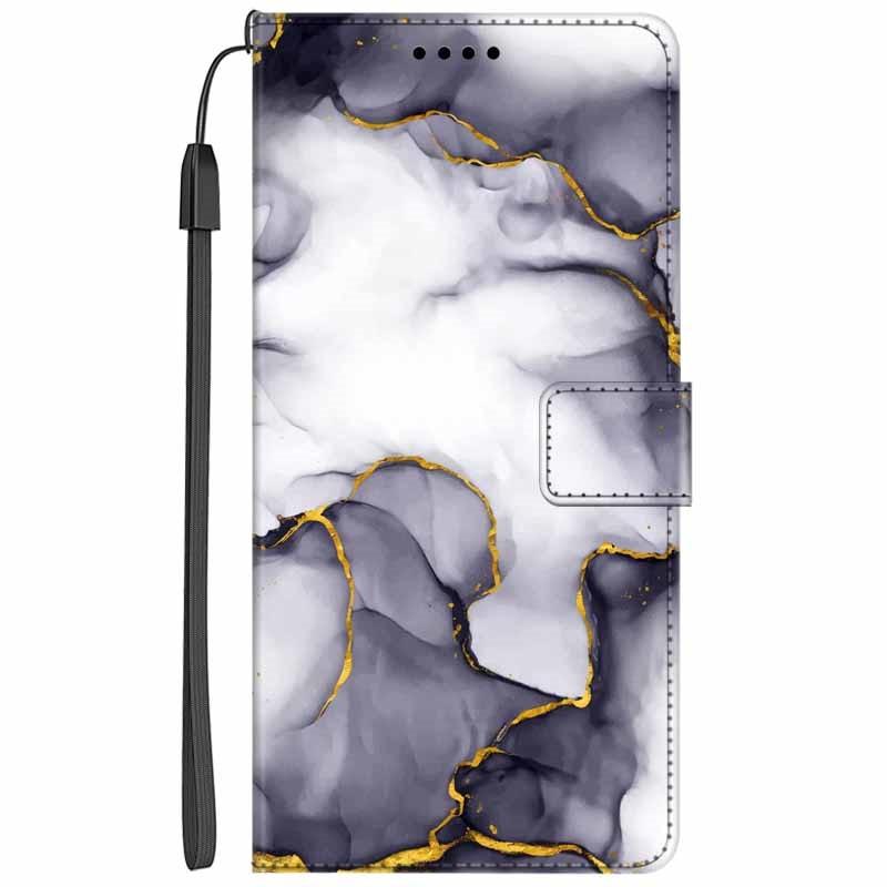 Colorful Marble Flip Leather Case for iPhone 11/12/13 Series