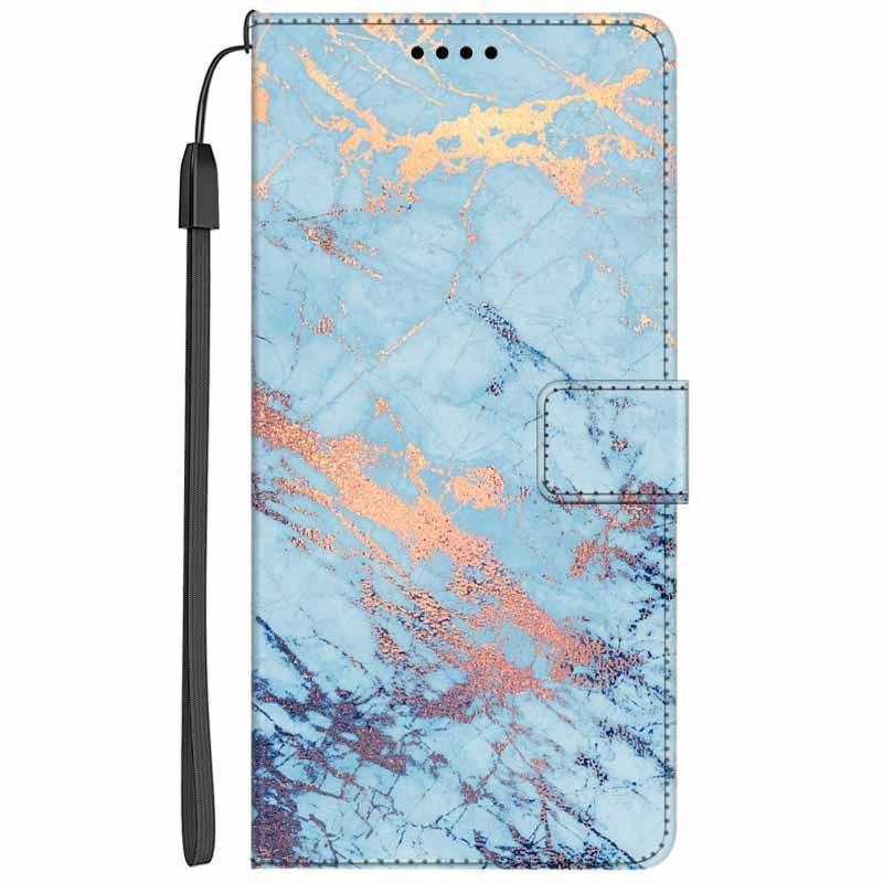 Colorful Marble Flip Leather Case for iPhone 11/12/13 Series