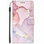 Colorful Marble Flip Leather Case for iPhone 11/12/13 Series