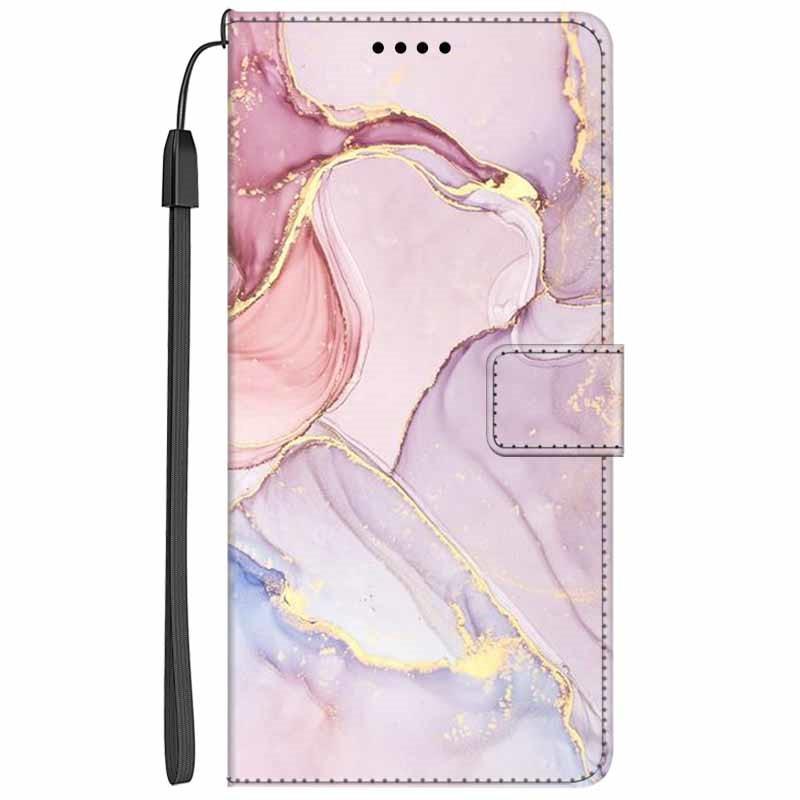 Colorful Marble Flip Leather Case for iPhone 11/12/13 Series