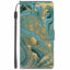 Colorful Marble Flip Leather Case for iPhone 11/12/13 Series
