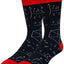 Colorful Mathematical Formula Problem Solving Printed Men's Socks Cotton Socks - Korvel