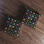 Vibrant Paw Print Tufted Floor Cushion - Ideal for Animal Enthusiasts - Korvel