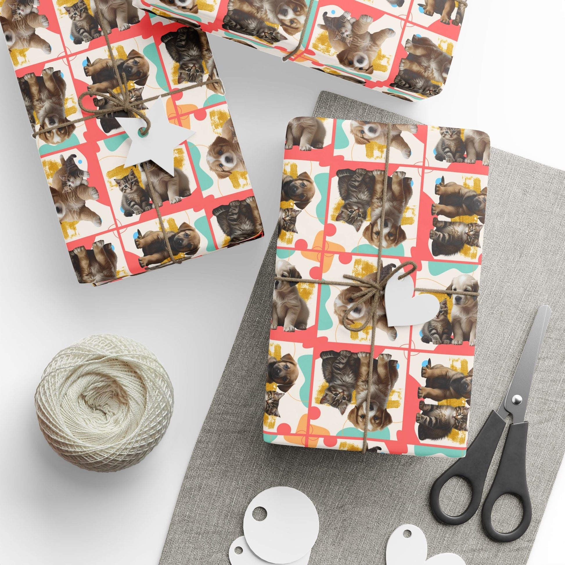 Vibrant Pet-Themed Gift Wrap for Every Occasion - Korvel