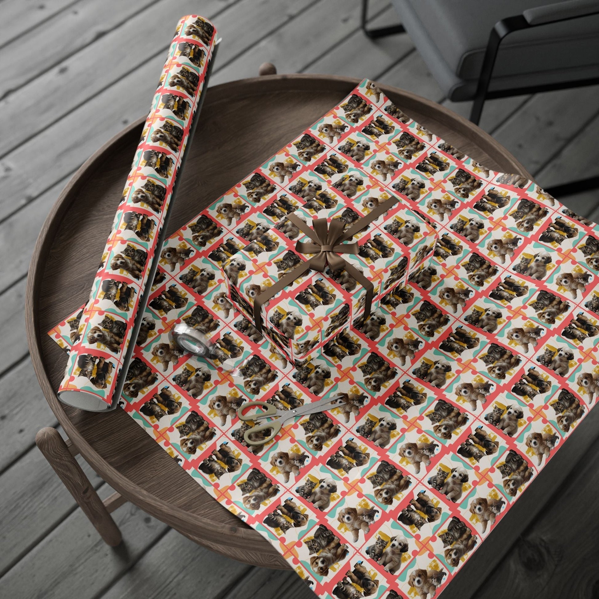 Vibrant Pet-Themed Gift Wrap for Every Occasion - Korvel