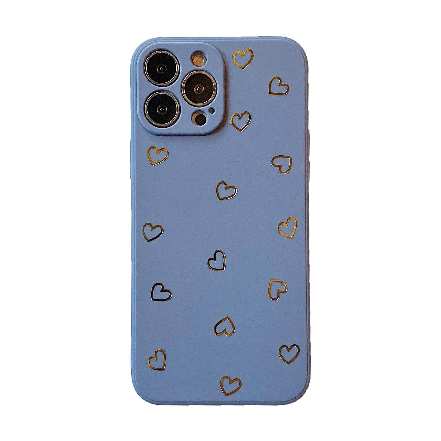 Colorful Silicone Heart Phone Case for iPhone 14 Pro Max & More