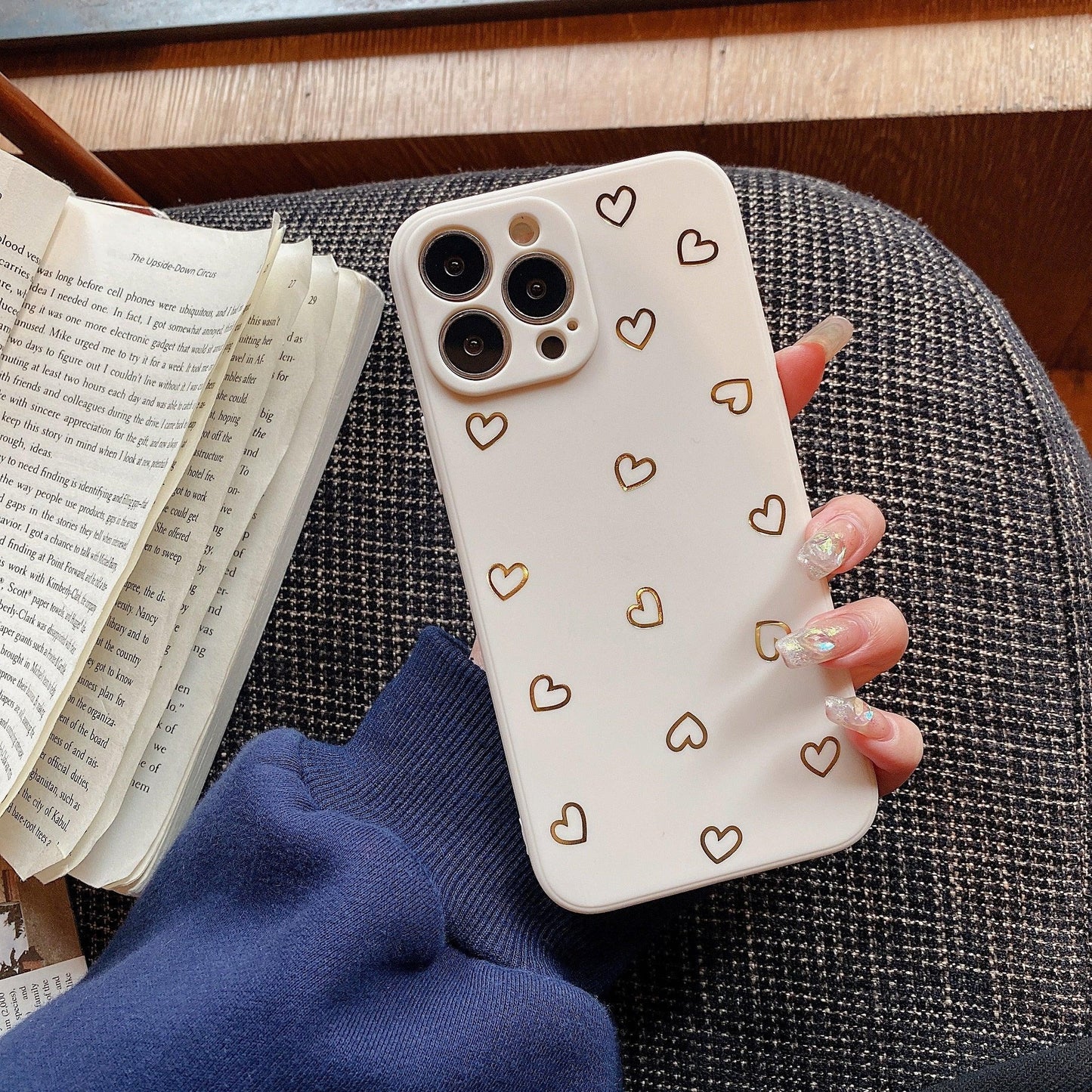 Colorful Silicone Heart Phone Case for iPhone 14 Pro Max & More