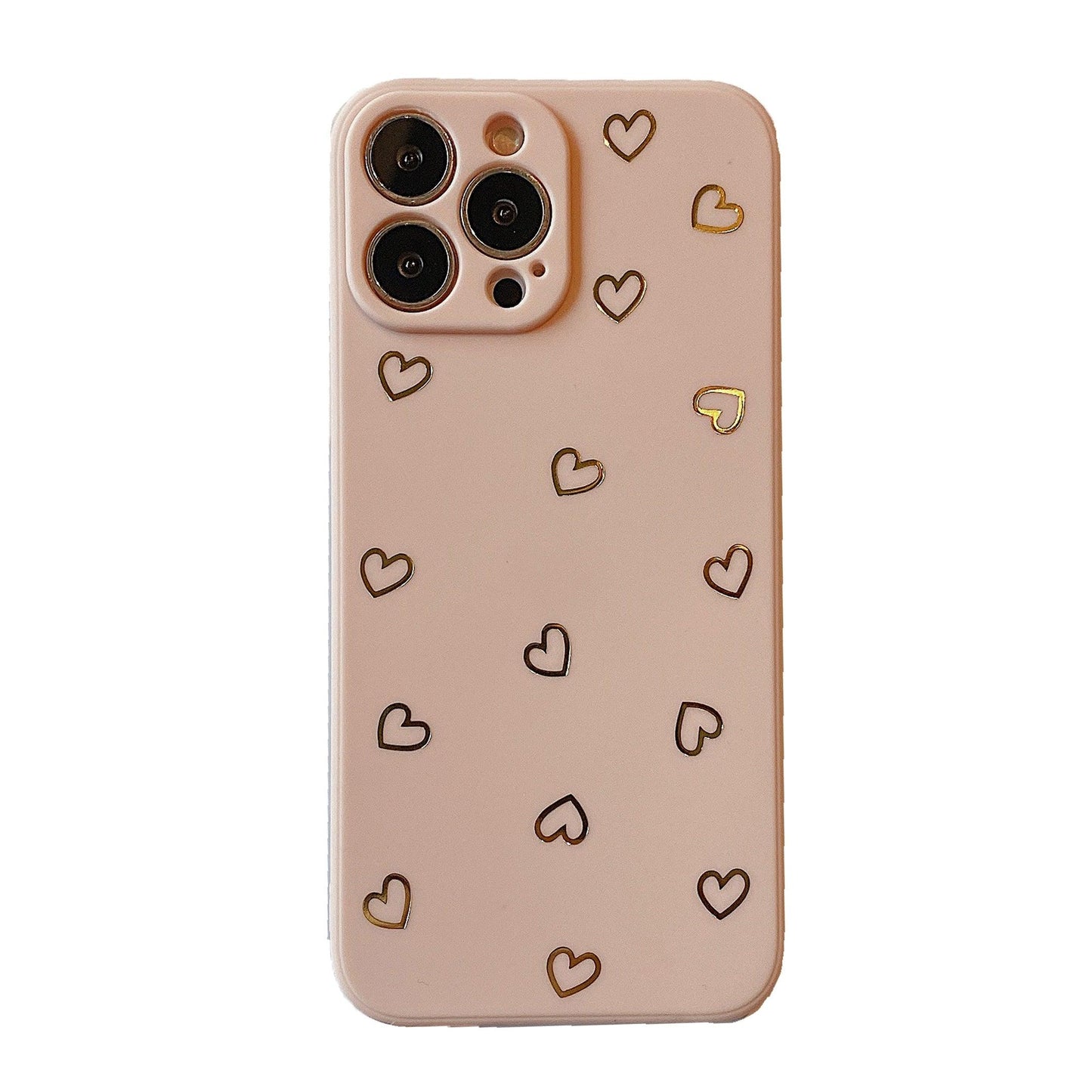 Colorful Silicone Heart Phone Case for iPhone 14 Pro Max & More
