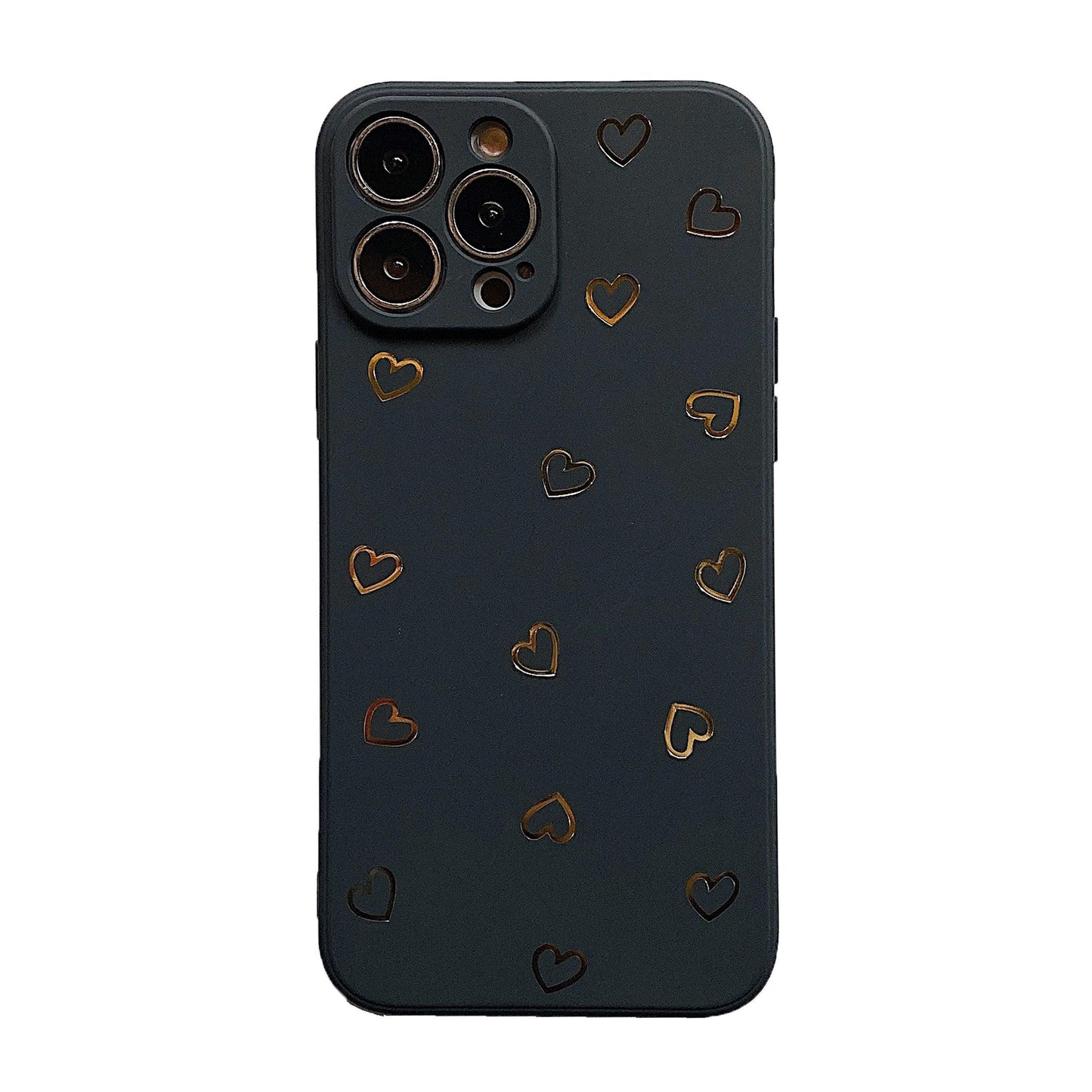 Colorful Silicone Heart Phone Case for iPhone 14 Pro Max & More