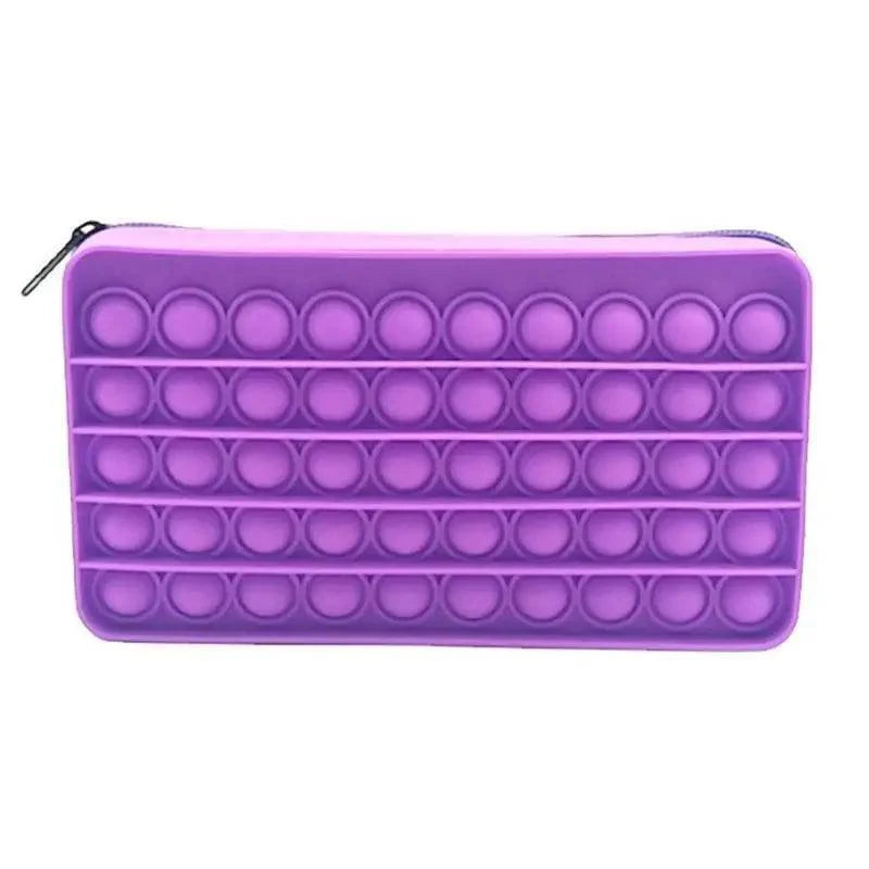 Estuche de Lápices Antiestrés Colorido - Diseño Arcoíris