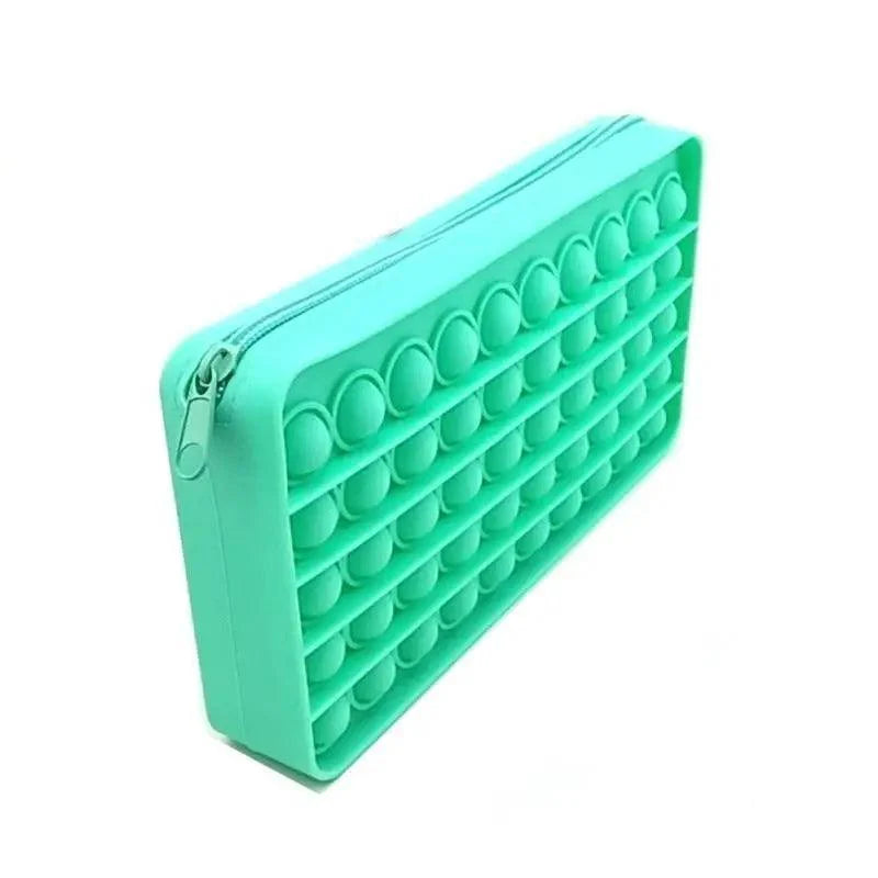 Estuche de Lápices Antiestrés Colorido - Diseño Arcoíris