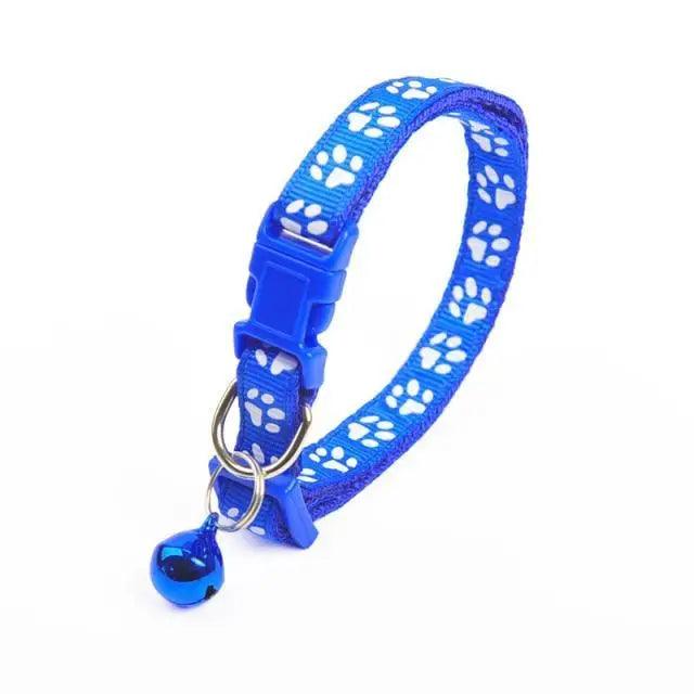 Colorful Adjustable Nylon Pet Collar with Stylish Print