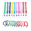 Colorful Adjustable Nylon Pet Collar with Stylish Print