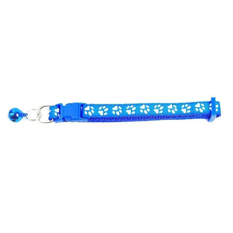 Colorful Adjustable Nylon Pet Collar with Stylish Print