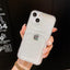 Colorful Holographic Love Heart Phone Case for iPhone