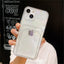Colorful Holographic Love Heart Phone Case for iPhone