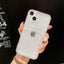 Colorful Holographic Love Heart Phone Case for iPhone