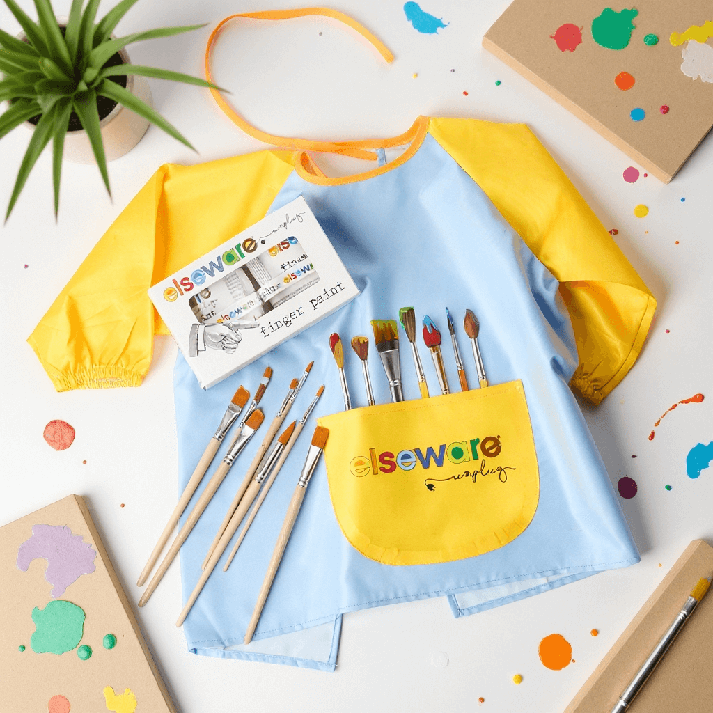 Ensemble de peinture pour enfants sans désordre | Ensemble de peinture au doigt 100 % naturel et tab