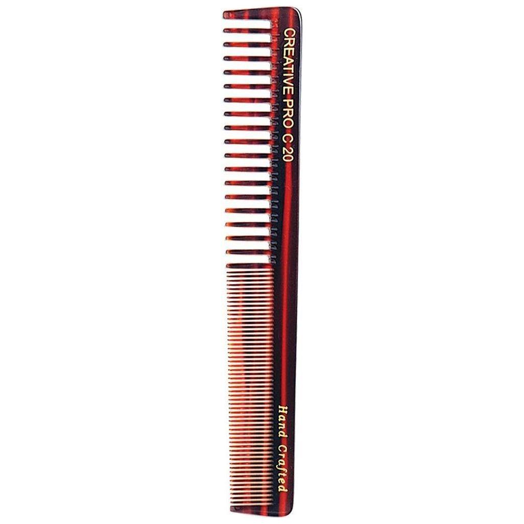 7.5 Inch Tortoise Styling and Cutting Comb