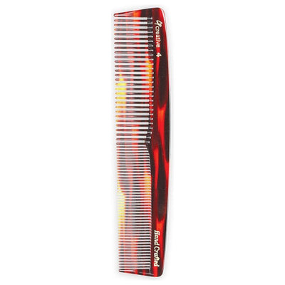 C4 Tortoise Comb with Medium and Fine Teeth - 7.25 in