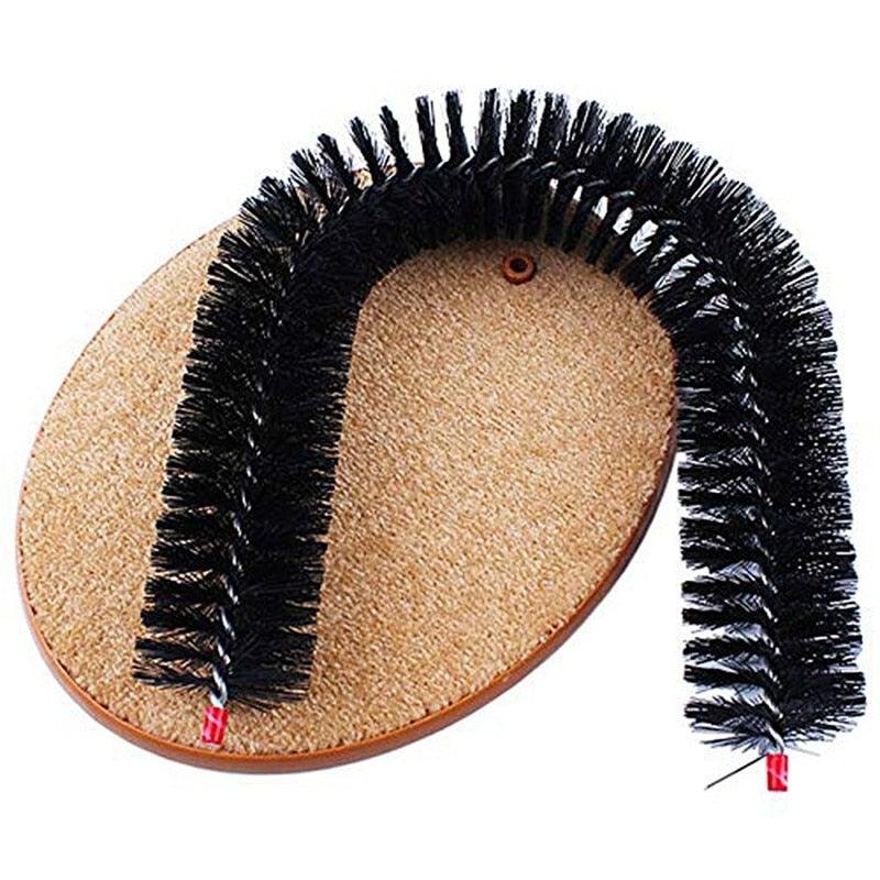 Interactive Cat Grooming Arch with Scratching Base