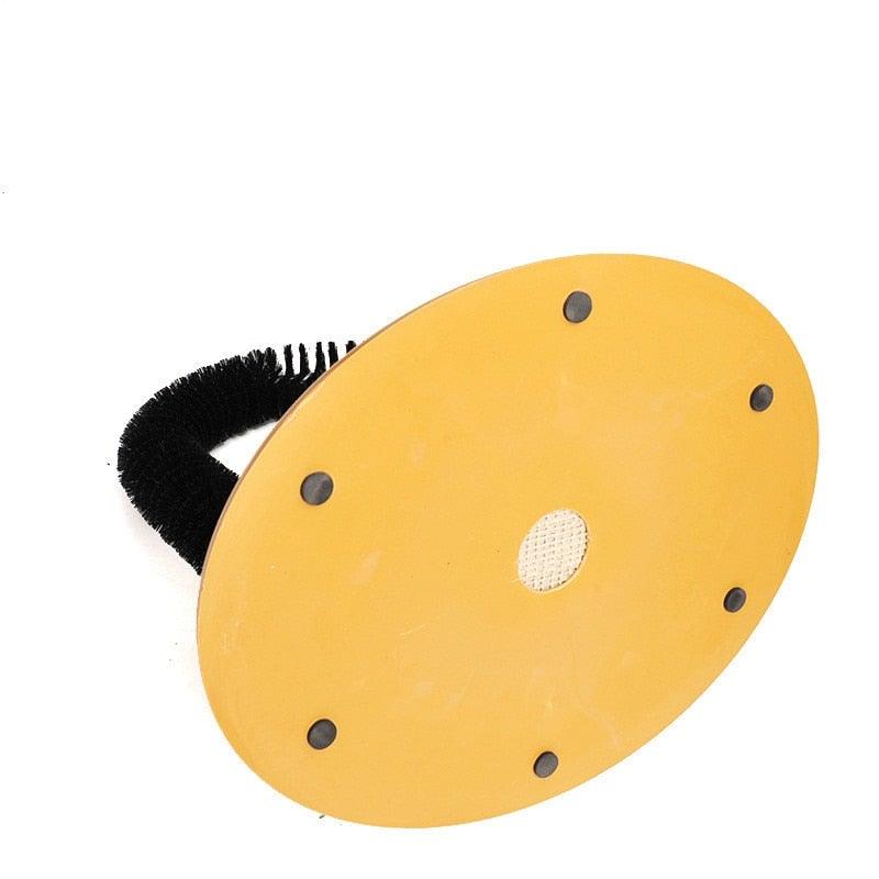 Interactive Cat Grooming Arch with Scratching Base