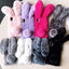 Coque de téléphone Bunny mignonne pour iPhone - Housse en peluche douce