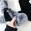 Coque de téléphone Bunny mignonne pour iPhone - Housse en peluche douce