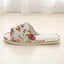 Elegant Flower Design Indoor Slippers for Women
