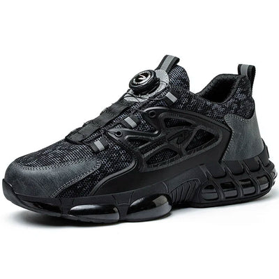 Comfortable rebound safety shoes with steel toe caps for puncture protection low cut work safety shoes for all seasons - Korvel