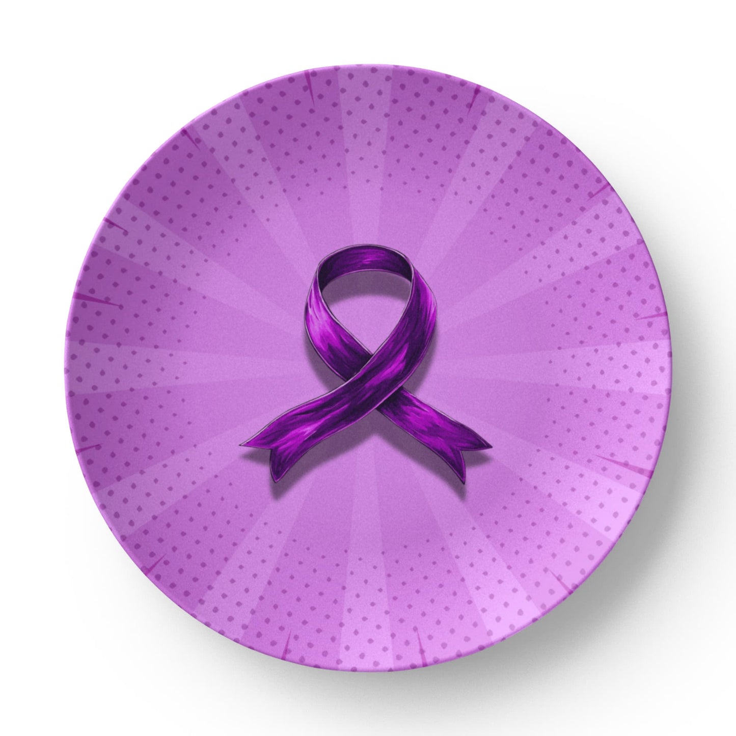 Assiette de collection Comic Purple Ribbon