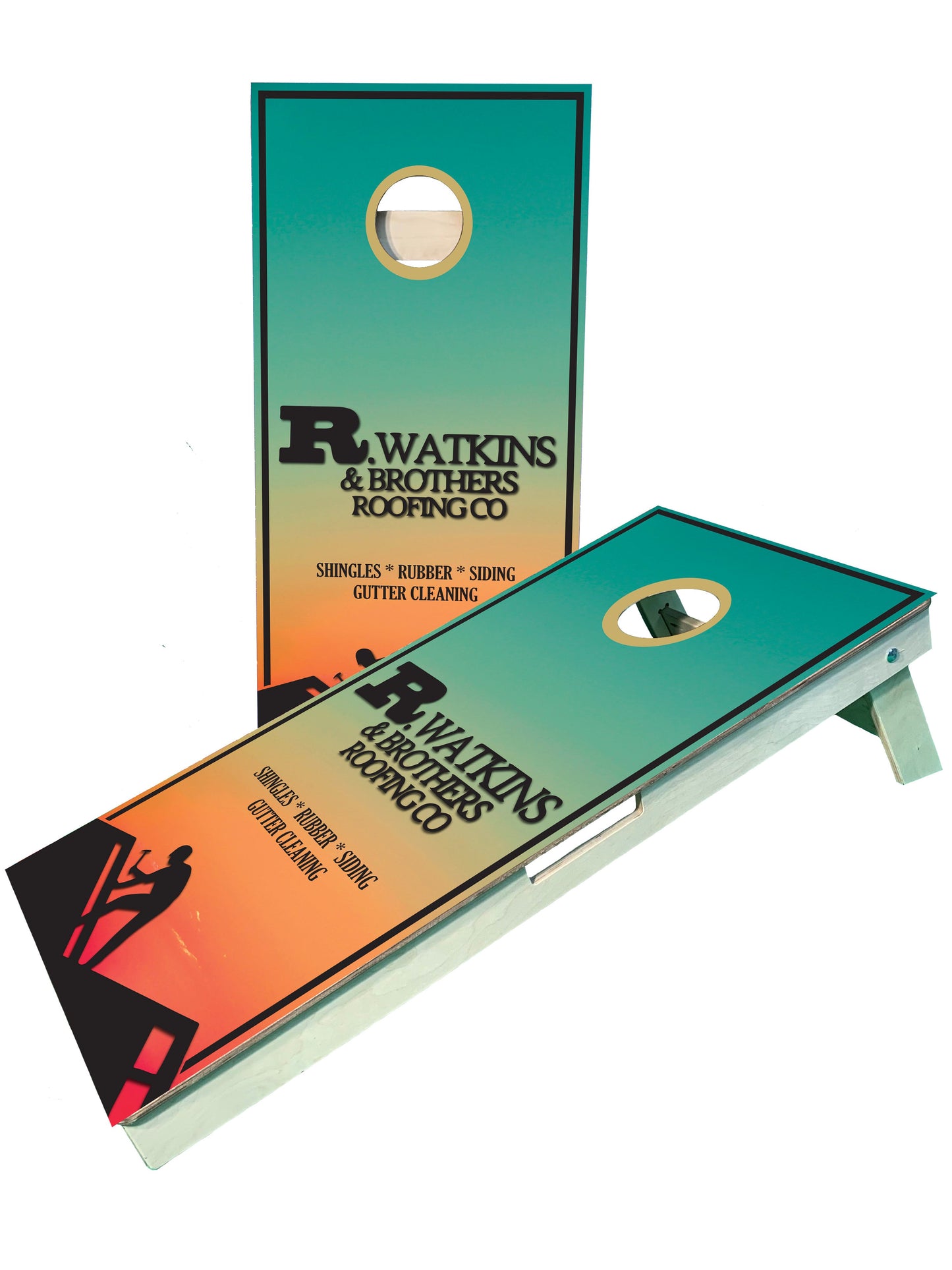 Personalized Cornhole Boards with Custom Logo or Design - Korvel