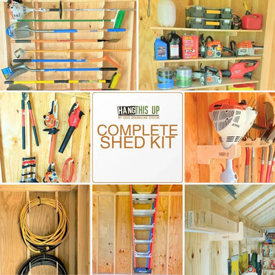 Complete Shed Organization Kit for Efficient Storage