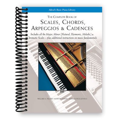 Mastering Music Theory: Scales, Chords, Arpeggios & Cadences (Spiral Bound) - Korvel