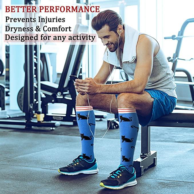 Premium Knee-High Compression Socks for Active Lifestyles