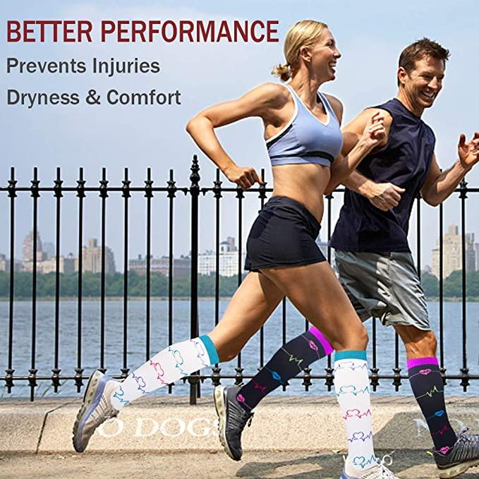 Premium Knee-High Compression Socks for Active Lifestyles