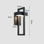 Mandotos Contemporary LED Outdoor Wall Light Fixture