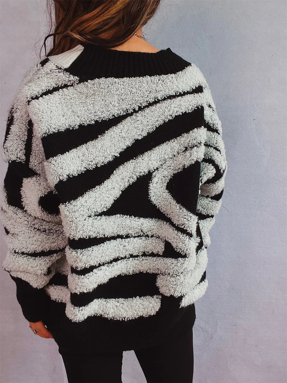 Contrast Button Up Long Sleeve Cardigan - Korvel