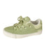 Contrast Lace Up Round Toe Flats Sneakers - Korvel