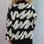 Contrast Round Neck Long Sleeve Sweater - Korvel