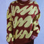 Contrast Round Neck Long Sleeve Sweater - Korvel