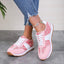 Contrast Round Toe Flat Sneakers - Korvel