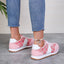 Contrast Round Toe Flat Sneakers - Korvel