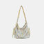 Contrast Texture Shoulder Bag - Korvel