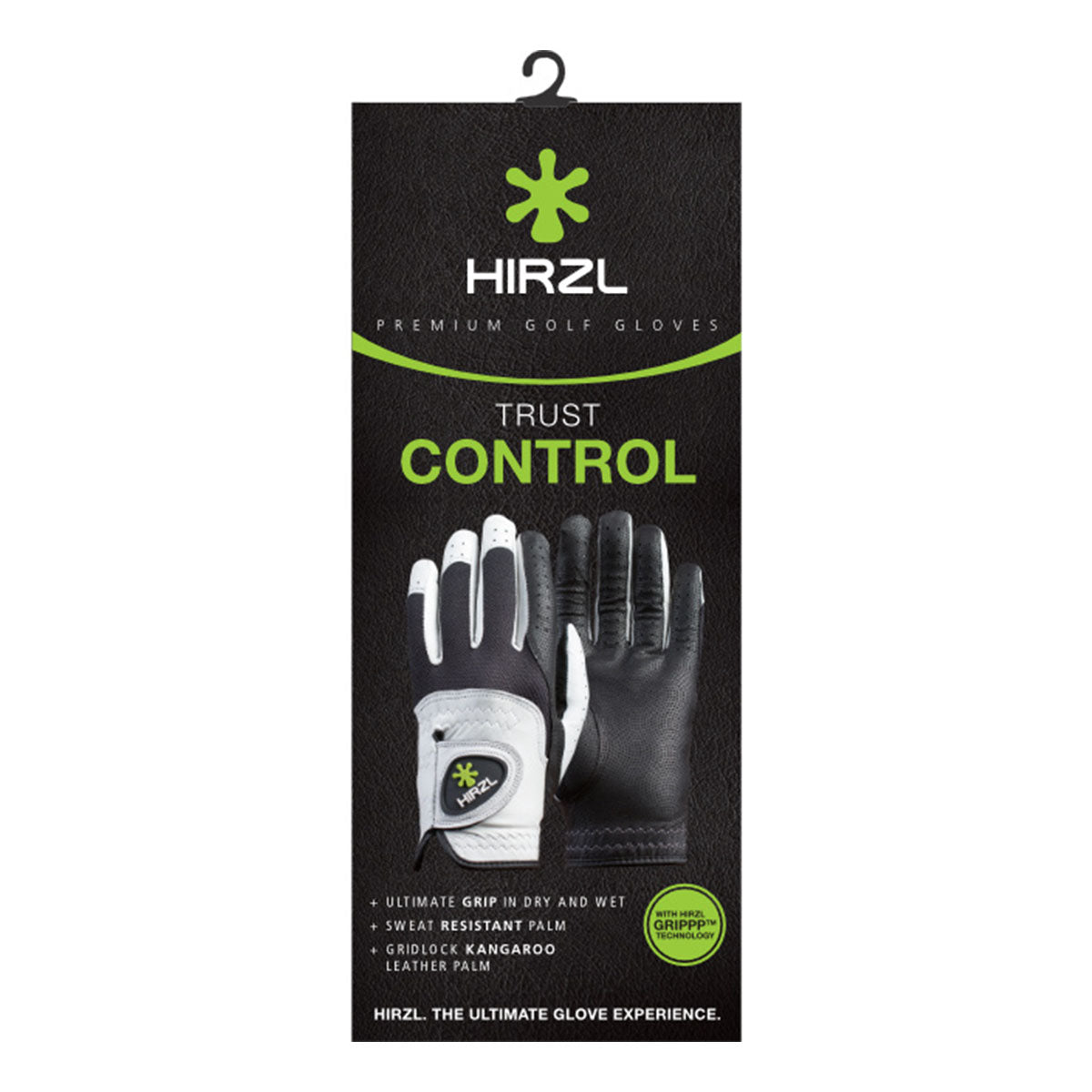 HIRZL Trust Control 2.0 - Golf Gloves - White / Black - Korvel