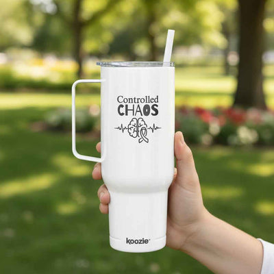Controlled Chaos 40oz Tumbler – Neurostrong Insulated Travel Mug