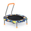 Ensemble balançoire et trampoline convertible avec main courante rembourrée