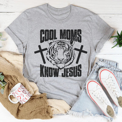 Camiseta "Las mamás geniales conocen a Jesús"